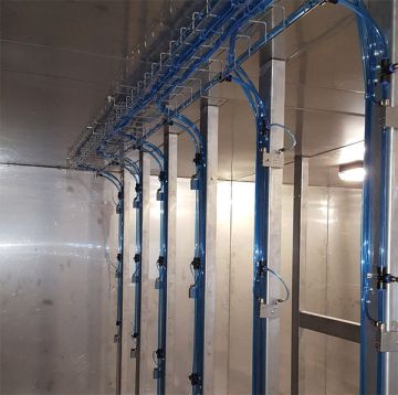 Dry-Fog-Nozzle-Assemblies-in-Bread-Cooler Dry-Fog-Nozzle-Assemblies-in-Bread-Cooler